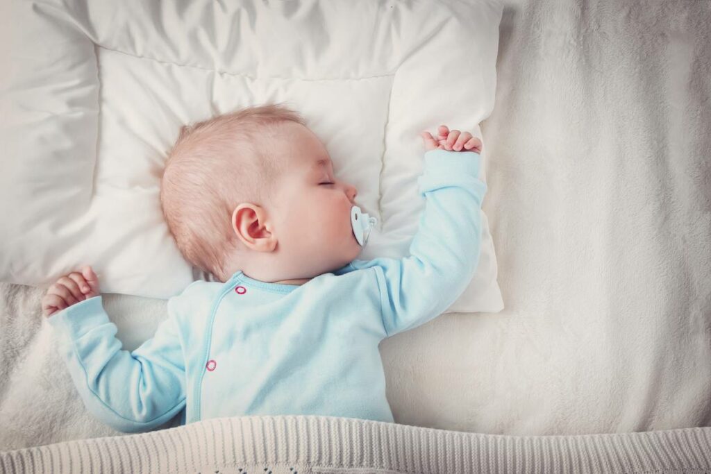 couette en duvet pour bébé