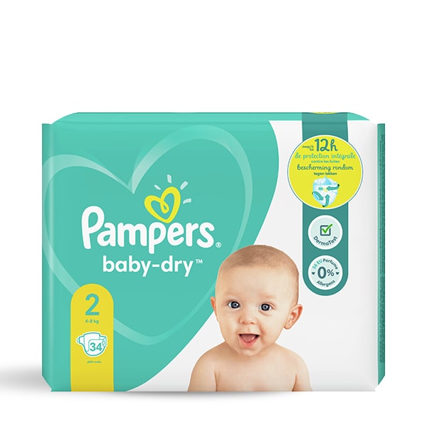 Le prix des couches Pampers pour bébé