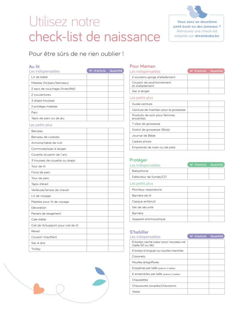Liste de naissance : que mettre, quand la faire et où?